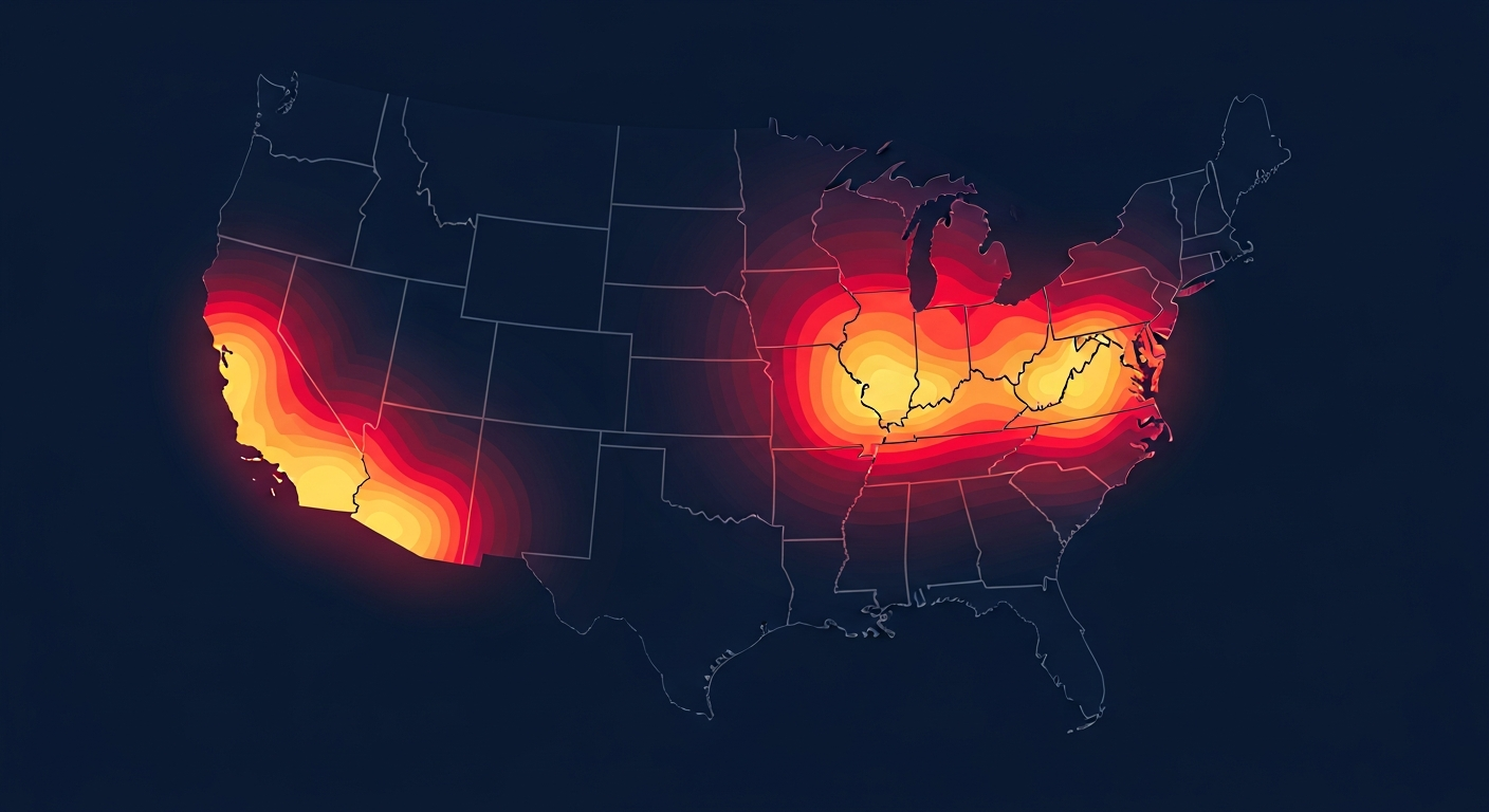 crime heat map USA